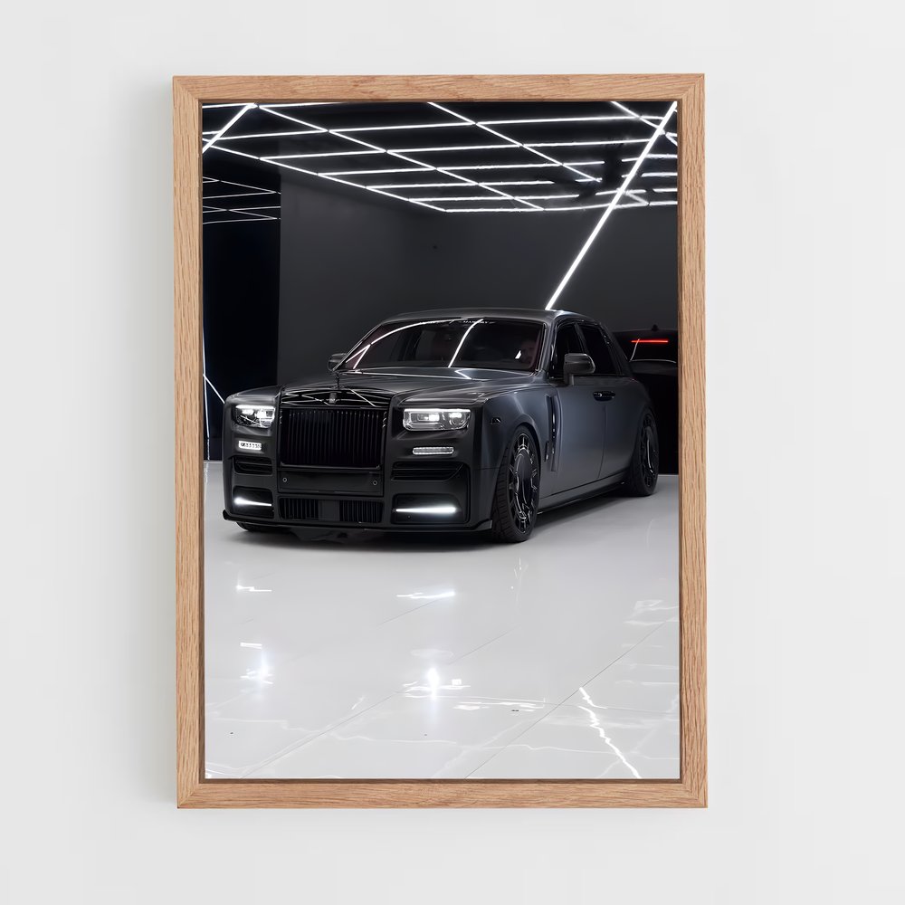 Poster Phantom Noir – affiche Rolls-Royce (vue 4)